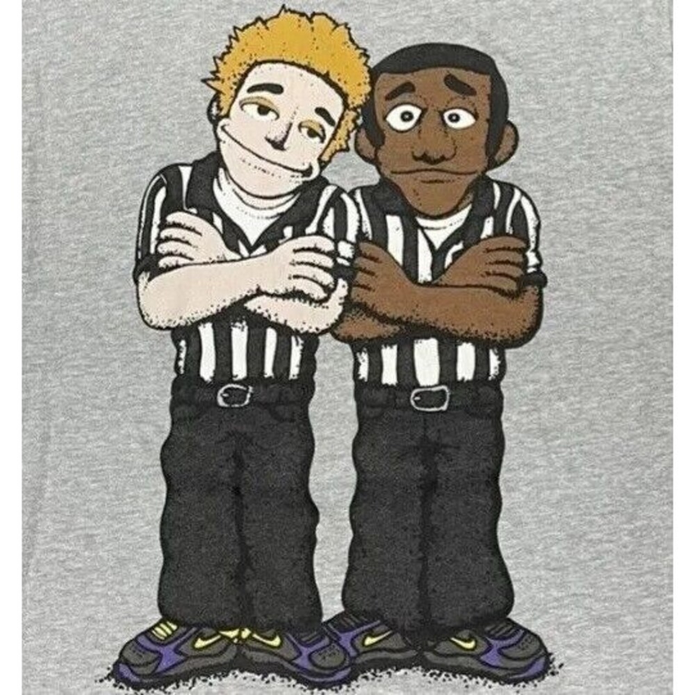 RARE Vintage MVP Puppet T Shirt Men's Size Large Lakers Nike Kobe Bryant Referee